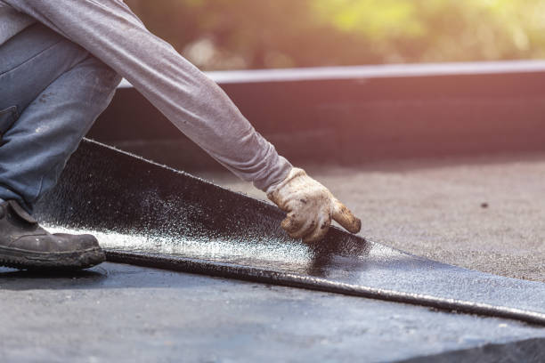 Professional Emergency Waterproofing technician working in Patriot, IN